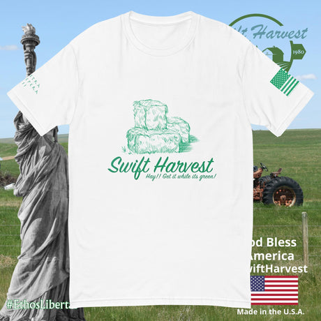 swiftharvest.net White / XS Hay!! Get it while it's green! Short Sleeve T-shirt