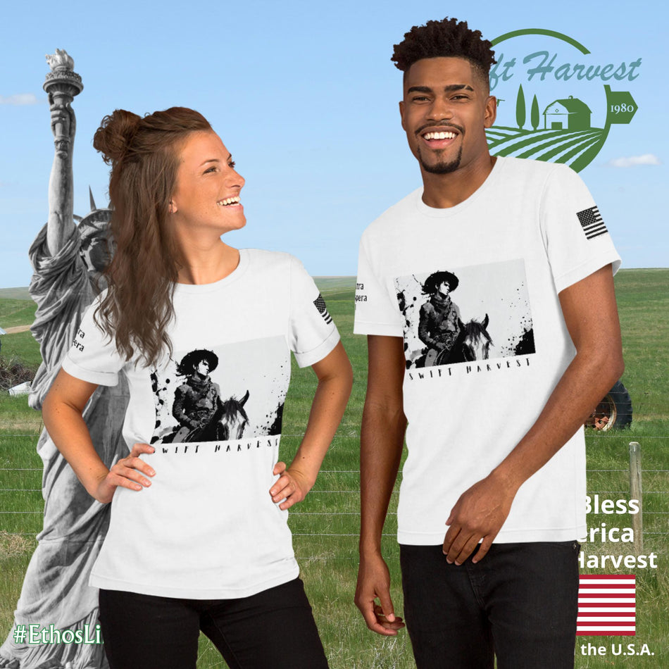 swiftharvest.net White / XS Swift Harvest Cowboy Unisex t-shirt