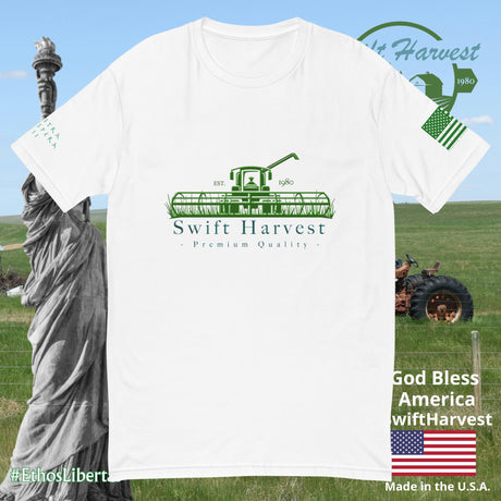 swiftharvest.net White / XS Swift Harvest Swather Short Sleeve T-shirt