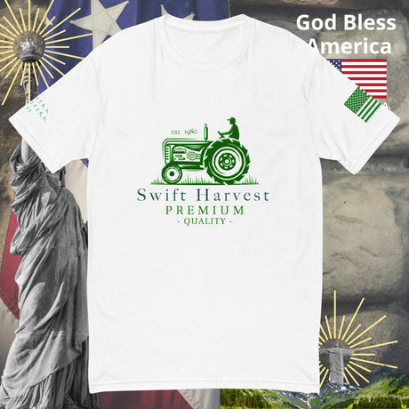 swiftharvest.net White / XS Swift Harvest Tractor Short Sleeve T-shirt
