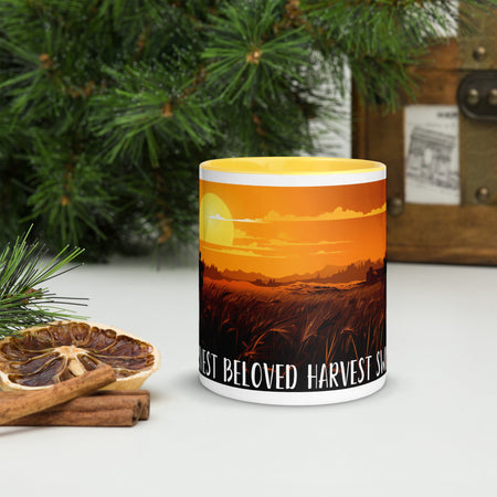 swiftharvest.net Yellow / 11 oz Harvest Sunset Mug with Color Inside