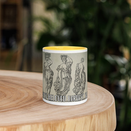 swiftharvest.net Yellow / 11 oz The Triple Goddess Harvest Mug with Color Inside