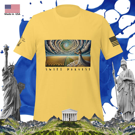 swiftharvest.net Yellow / S Bountiful Harvest Art Unisex t-shirt