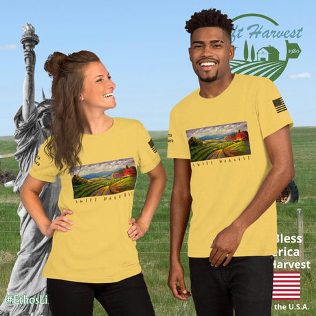 swiftharvest.net Yellow / S Swift Harvest Farm Art Unisex t-shirt