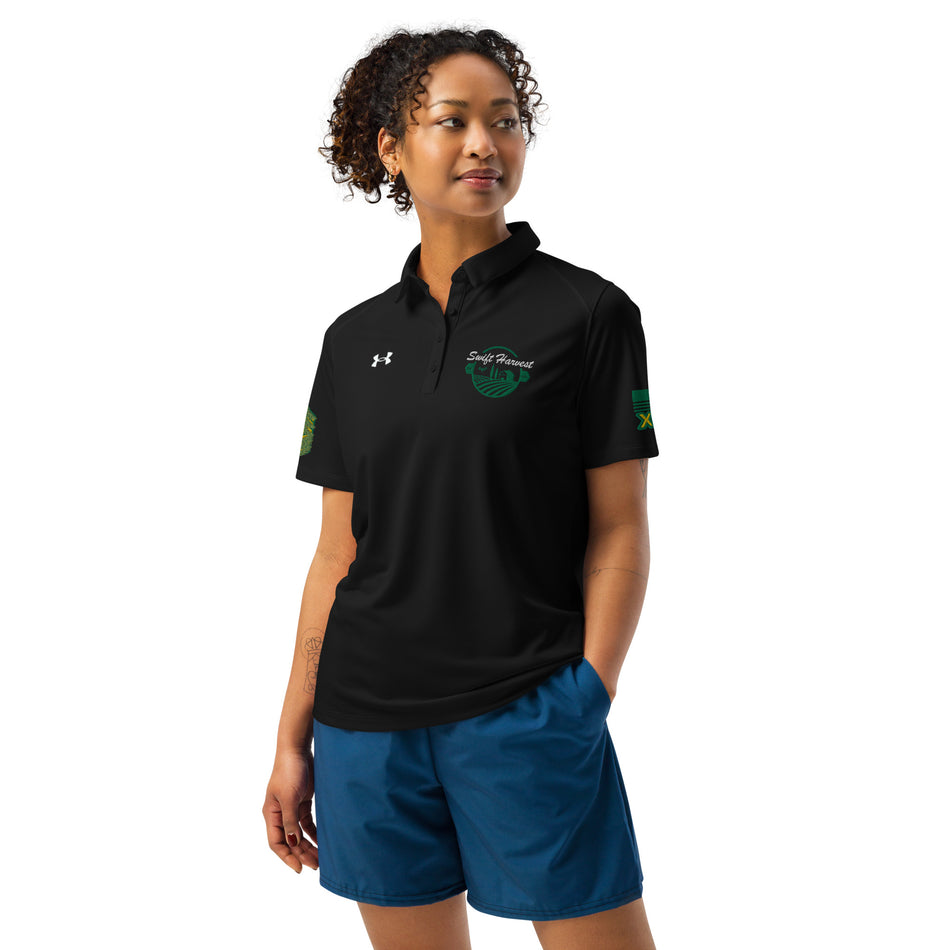 MASAS white lettering Under Armour® women’s polo